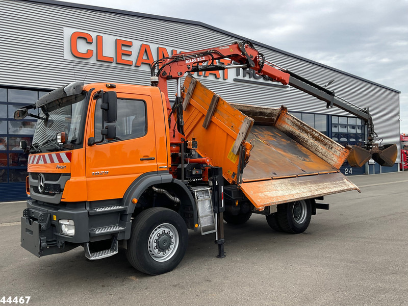 Mercedes-Benz 1829 AK 4x4 Atlas 8,5 Tonmeter laadkraan Manual Full steel - Sklápěč, Auto s hydraulickou rukou: obrázek 2 Mercedes-Benz 1829 AK 4x4 Atlas 8,5 Tonmeter laadkraan Manual Full steel - Sklápěč, Auto s hydraulickou rukou: obrázek 2