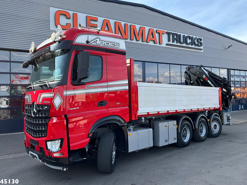 Mercedes-Benz Arocs 3263 8x4 Euro 6 Hiab 37 Tonmeter laadkraan + Fly-Jib - Sklápěč, Auto s hydraulickou rukou: obrázek 3 Mercedes-Benz Arocs 3263 8x4 Euro 6 Hiab 37 Tonmeter laadkraan + Fly-Jib - Sklápěč, Auto s hydraulickou rukou: obrázek 3