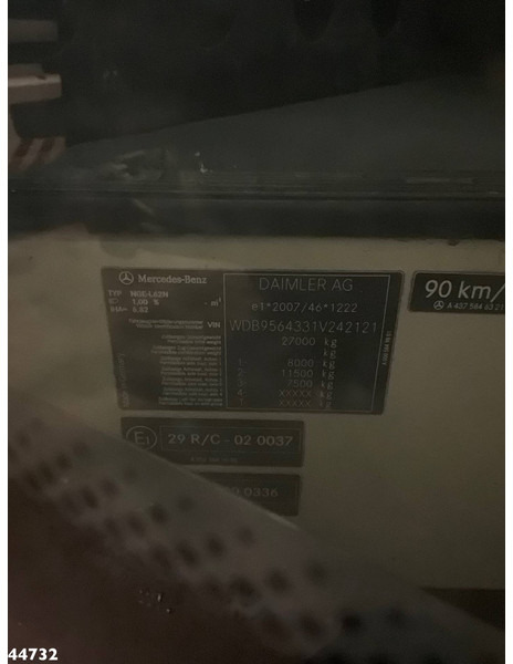 Vůz na odvoz odpadků Mercedes-Benz Econic 2630 Euro 6 CNG Norba MF 300 18m³ 2 compartimenten just 137.620 km!: obrázek 18 Vůz na odvoz odpadků Mercedes-Benz Econic 2630 Euro 6 CNG Norba MF 300 18m³ 2 compartimenten just 137.620 km!: obrázek 18