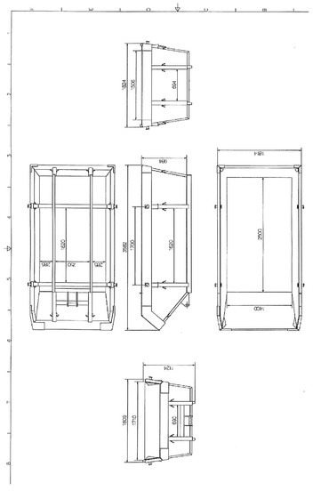 Hákový kontejner Portaalcontainer 6m³ New!: obrázek 8