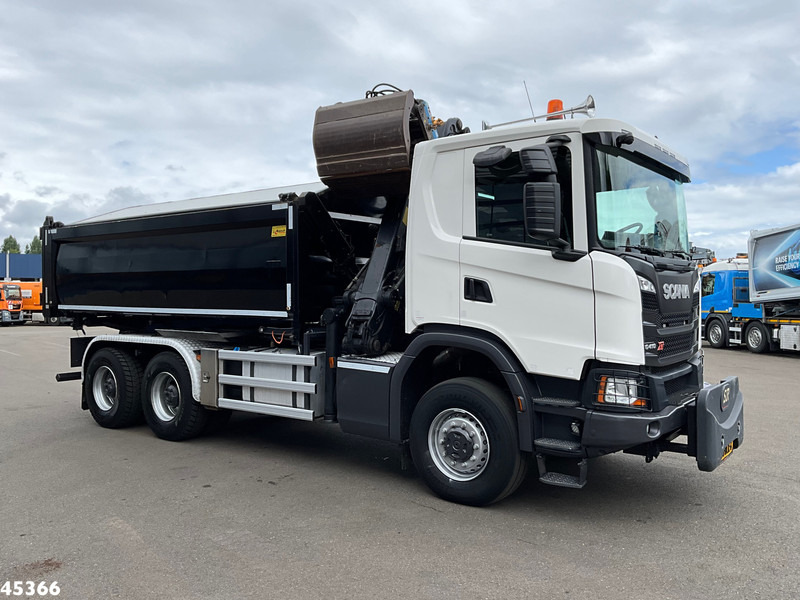 Scania G 410 6x6 Euro 6 Palfinger 17 Tonmeter Z-kraan - Sklápěč, Auto s hydraulickou rukou: obrázek 4 Scania G 410 6x6 Euro 6 Palfinger 17 Tonmeter Z-kraan - Sklápěč, Auto s hydraulickou rukou: obrázek 4