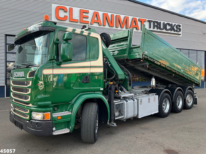Scania G 490 8x4 Euro 6 Hiab 24 Tonmeter laadkraan - Sklápěč, Auto s hydraulickou rukou: obrázek 3 Scania G 490 8x4 Euro 6 Hiab 24 Tonmeter laadkraan - Sklápěč, Auto s hydraulickou rukou: obrázek 3