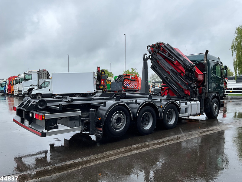 Scania G480 8x4 HMF 60 Tonmeter laadkraan + Fly-jib - Hákový nosič kontejnerů, Auto s hydraulickou rukou: obrázek 5 Scania G480 8x4 HMF 60 Tonmeter laadkraan + Fly-jib - Hákový nosič kontejnerů, Auto s hydraulickou rukou: obrázek 5