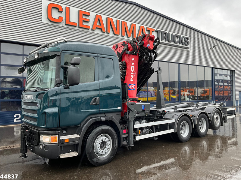 Scania G480 8x4 HMF 60 Tonmeter laadkraan + Fly-jib - Hákový nosič kontejnerů, Auto s hydraulickou rukou: obrázek 2 Scania G480 8x4 HMF 60 Tonmeter laadkraan + Fly-jib - Hákový nosič kontejnerů, Auto s hydraulickou rukou: obrázek 2