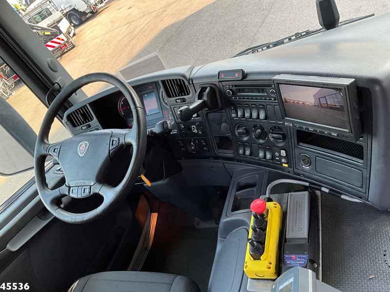 Sklápěč, Auto s hydraulickou rukou Scania P 340 Euro 6 CNG HMF 25 Tonmeter laadkraan Just 72.852 km!: obrázek 13