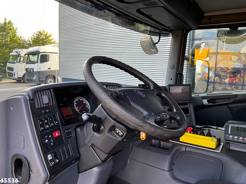 Sklápěč, Auto s hydraulickou rukou Scania P 340 Euro 6 CNG HMF 25 Tonmeter laadkraan Just 72.852 km!: obrázek 14