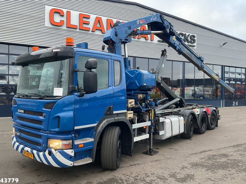Scania P 360 8x2 Hiab 21 Tonmeter laadkraan - Hákový nosič kontejnerů, Auto s hydraulickou rukou: obrázek 1 Scania P 360 8x2 Hiab 21 Tonmeter laadkraan - Hákový nosič kontejnerů, Auto s hydraulickou rukou: obrázek 1