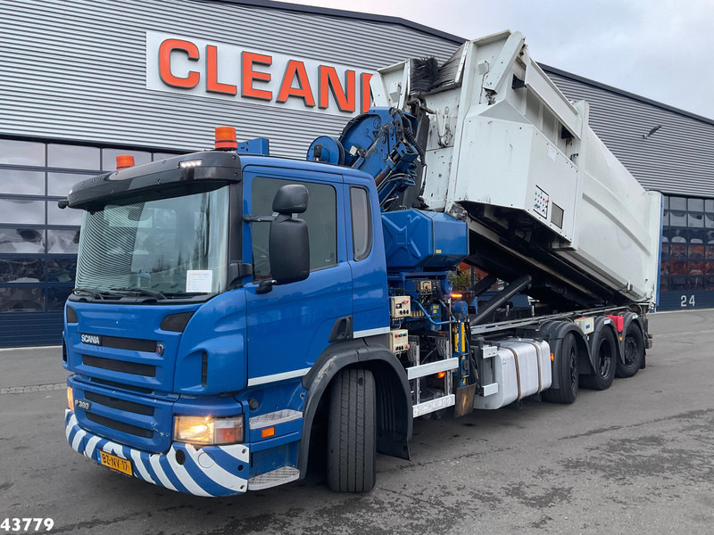 Scania P 360 8x2 Hiab 21 Tonmeter laadkraan - Hákový nosič kontejnerů, Auto s hydraulickou rukou: obrázek 2 Scania P 360 8x2 Hiab 21 Tonmeter laadkraan - Hákový nosič kontejnerů, Auto s hydraulickou rukou: obrázek 2