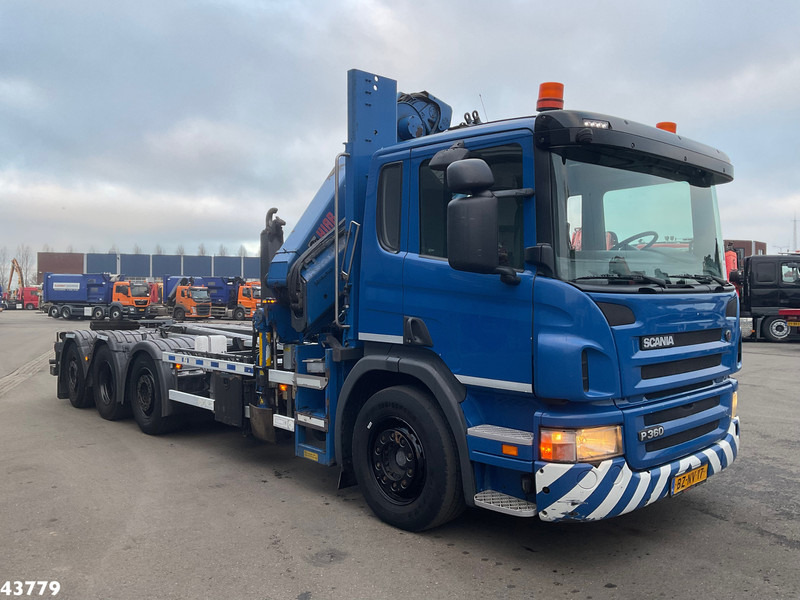 Scania P 360 8x2 Hiab 21 Tonmeter laadkraan - Hákový nosič kontejnerů, Auto s hydraulickou rukou: obrázek 5 Scania P 360 8x2 Hiab 21 Tonmeter laadkraan - Hákový nosič kontejnerů, Auto s hydraulickou rukou: obrázek 5