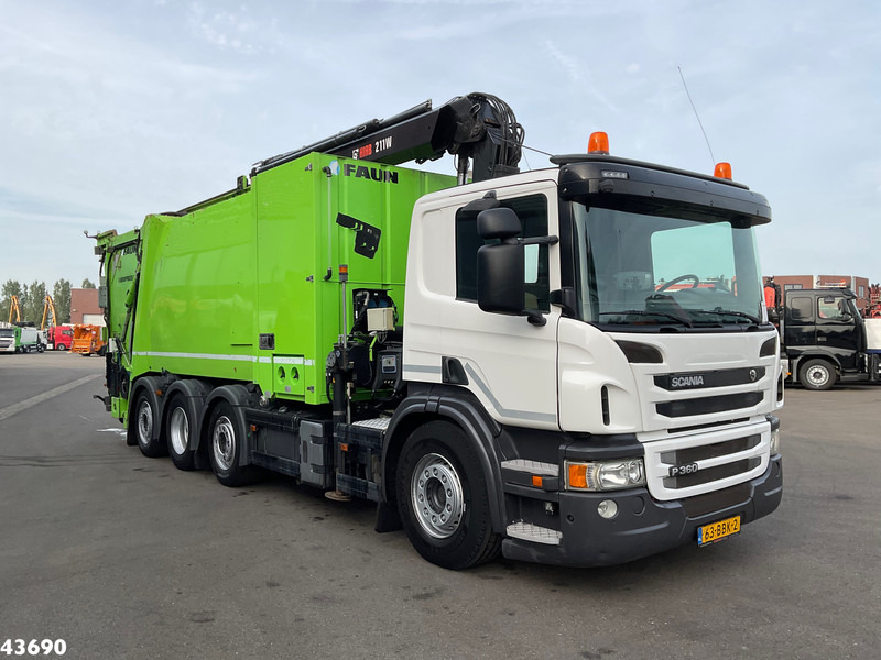 Scania P 360 Faun 18m³ + Hiab crane + Underground Container Washing Installation - Vůz na odvoz odpadků: obrázek 3 Scania P 360 Faun 18m³ + Hiab crane + Underground Container Washing Installation - Vůz na odvoz odpadků: obrázek 3