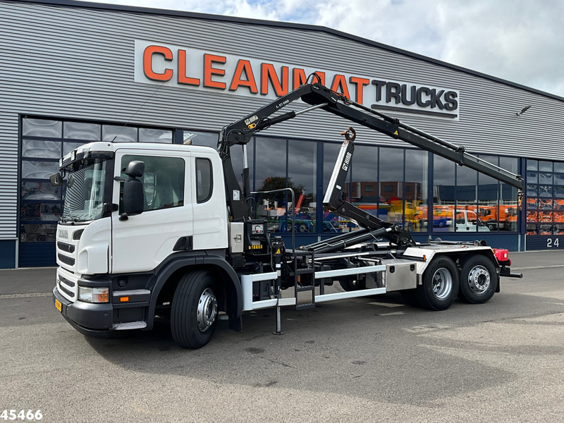 Scania P 400 Retarder Hiab 8 Tonmeter laadkraan - Hákový nosič kontejnerů, Auto s hydraulickou rukou: obrázek 1 Scania P 400 Retarder Hiab 8 Tonmeter laadkraan - Hákový nosič kontejnerů, Auto s hydraulickou rukou: obrázek 1