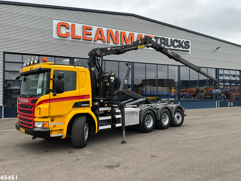 Scania P 410 8x4 Euro 6 Palfinger 14 Tonmeter Z-kraan - Hákový nosič kontejnerů, Auto s hydraulickou rukou: obrázek 1 Scania P 410 8x4 Euro 6 Palfinger 14 Tonmeter Z-kraan - Hákový nosič kontejnerů, Auto s hydraulickou rukou: obrázek 1