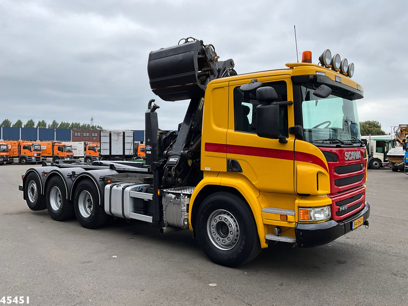 Scania P 410 8x4 Euro 6 Palfinger 14 Tonmeter Z-kraan - Hákový nosič kontejnerů, Auto s hydraulickou rukou: obrázek 3 Scania P 410 8x4 Euro 6 Palfinger 14 Tonmeter Z-kraan - Hákový nosič kontejnerů, Auto s hydraulickou rukou: obrázek 3