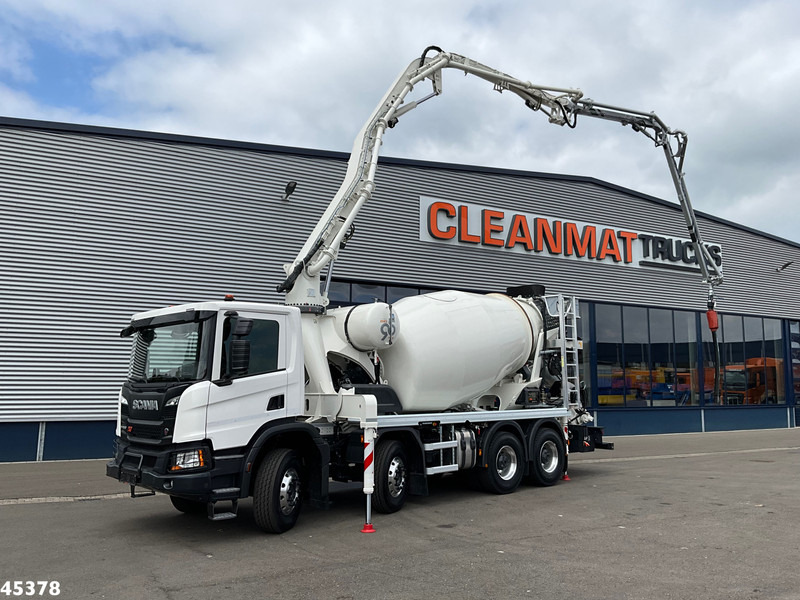 Scania P 450 XT 8x4 Euro 6 Retarder CIFA 7m³ Mixer + Pumi Pump 25 m³ NEW AND UNUSED! - Autodomíchávač: obrázek 1 Scania P 450 XT 8x4 Euro 6 Retarder CIFA 7m³ Mixer + Pumi Pump 25 m³ NEW AND UNUSED! - Autodomíchávač: obrázek 1