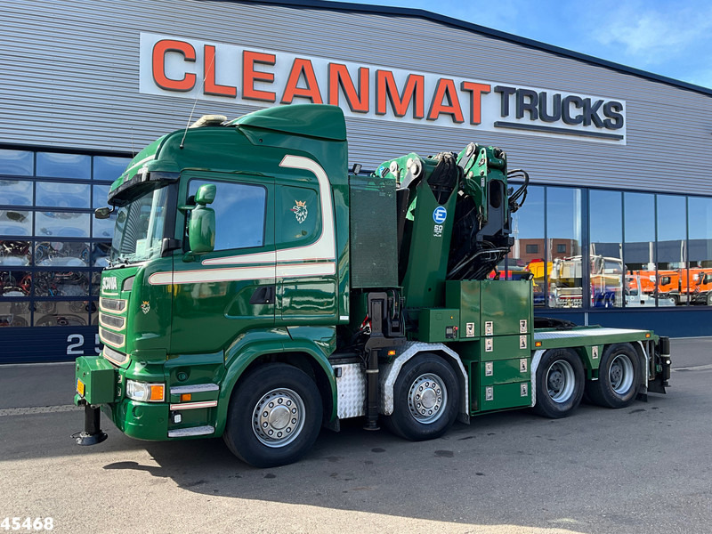 Auto s hydraulickou rukou Scania R 490 8x4 Euro 6 Effer 140 Tonmeter laadkraan + Fly-Jib Just 283.508 km: obrázek 7