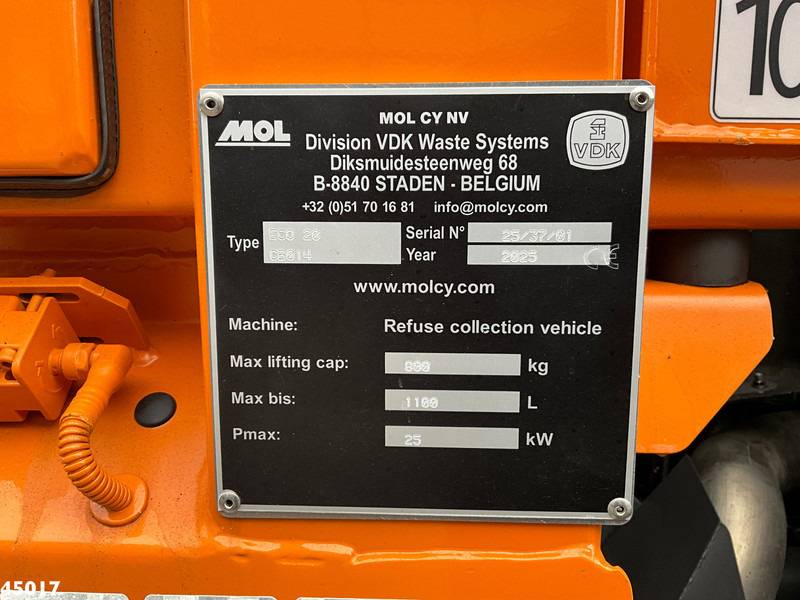 Vůz na odvoz odpadků Volvo FL 250 VDK 9m³: obrázek 16