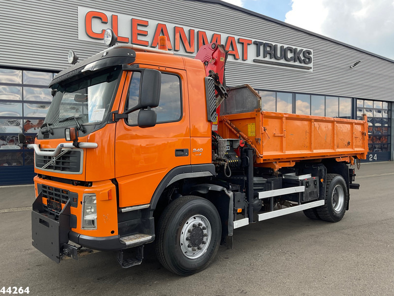Volvo FM 340 4x4 Palfinger 10 Tonmeter laadkraan Manual Full steel - Sklápěč, Auto s hydraulickou rukou: obrázek 2 Volvo FM 340 4x4 Palfinger 10 Tonmeter laadkraan Manual Full steel - Sklápěč, Auto s hydraulickou rukou: obrázek 2