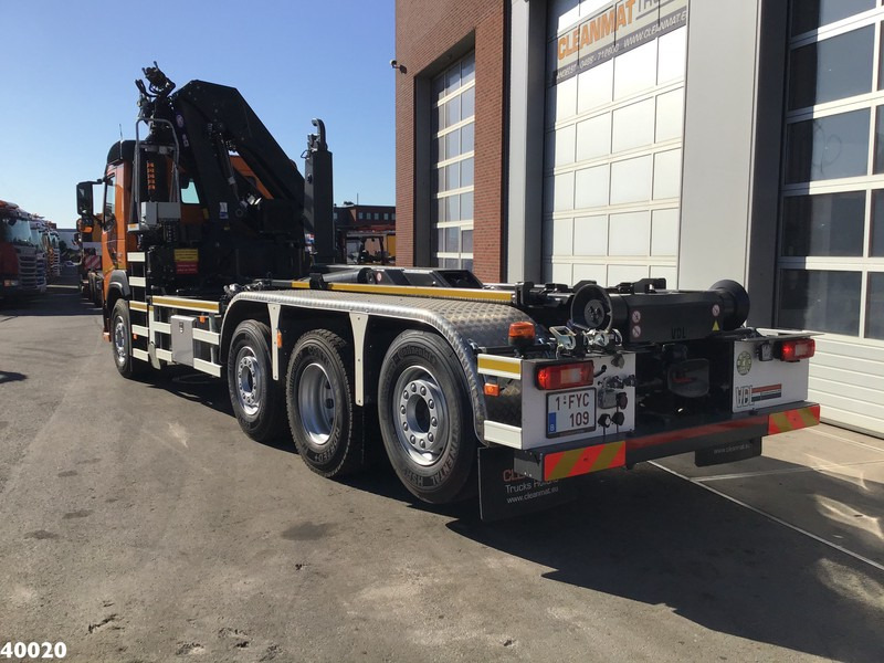 Volvo FM 420 8x2 HMF 28 ton/meter laadkraan Welvaarts weighing system - Hákový nosič kontejnerů, Auto s hydraulickou rukou: obrázek 3 Volvo FM 420 8x2 HMF 28 ton/meter laadkraan Welvaarts weighing system - Hákový nosič kontejnerů, Auto s hydraulickou rukou: obrázek 3