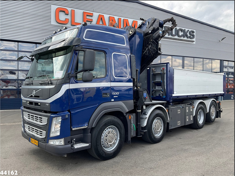 Volvo FM 500 Euro 6 HMF 50 Tonmeter laadkraan + Fly-Jib - Sklápěč, Auto s hydraulickou rukou: obrázek 4 Volvo FM 500 Euro 6 HMF 50 Tonmeter laadkraan + Fly-Jib - Sklápěč, Auto s hydraulickou rukou: obrázek 4