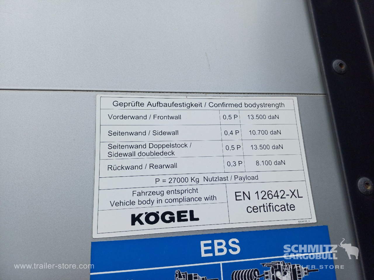 KOEGEL Auflieger Curtainsider Standard - Plachtový návěs: obrázek 4 KOEGEL Auflieger Curtainsider Standard - Plachtový návěs: obrázek 4