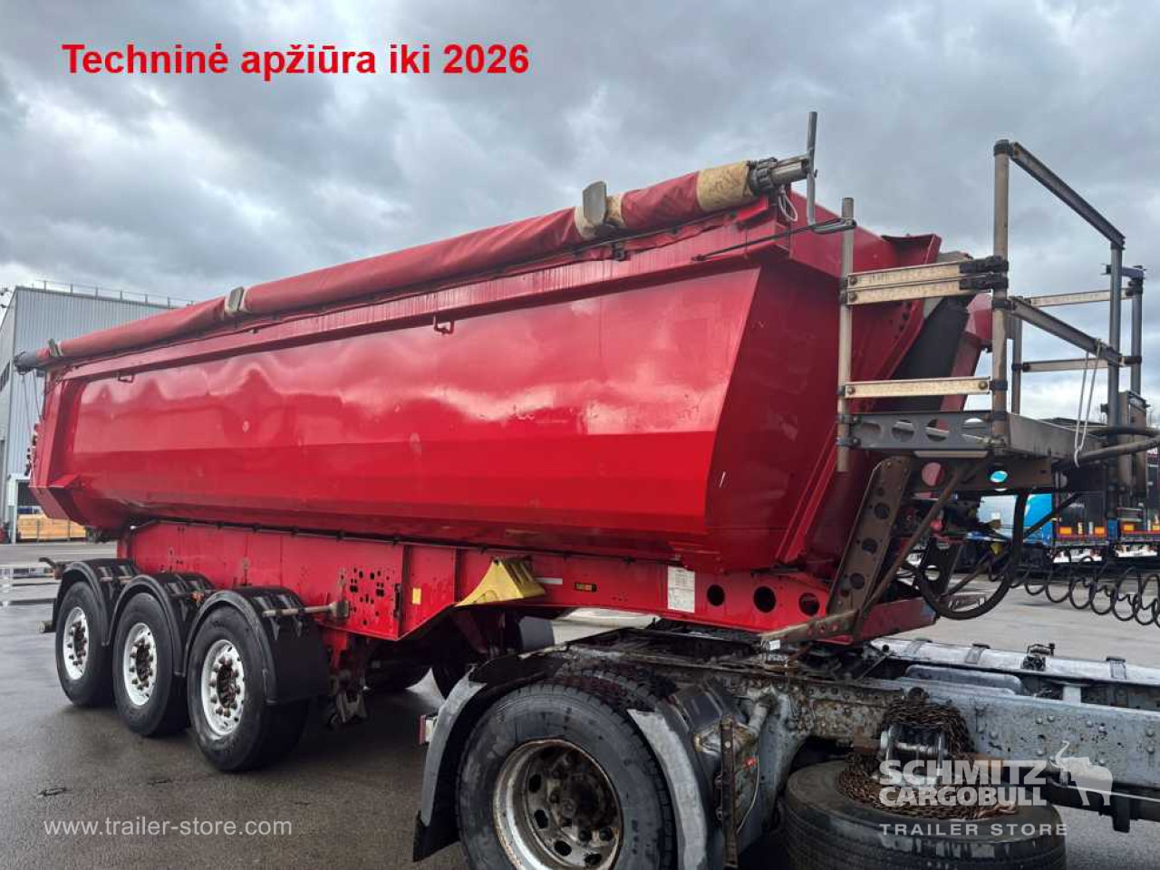 SCHMITZ Tipper Steel half pipe body 25m³ - Sklápěcí návěs: obrázek 1 SCHMITZ Tipper Steel half pipe body 25m³ - Sklápěcí návěs: obrázek 1