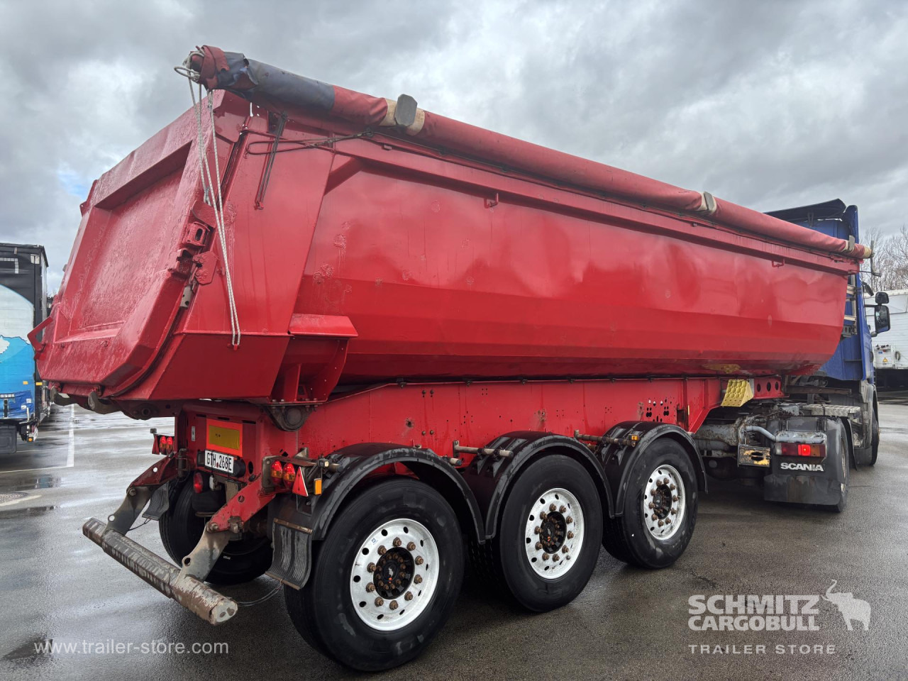 SCHMITZ Tipper Steel half pipe body 25m³ - Sklápěcí návěs: obrázek 5 SCHMITZ Tipper Steel half pipe body 25m³ - Sklápěcí návěs: obrázek 5