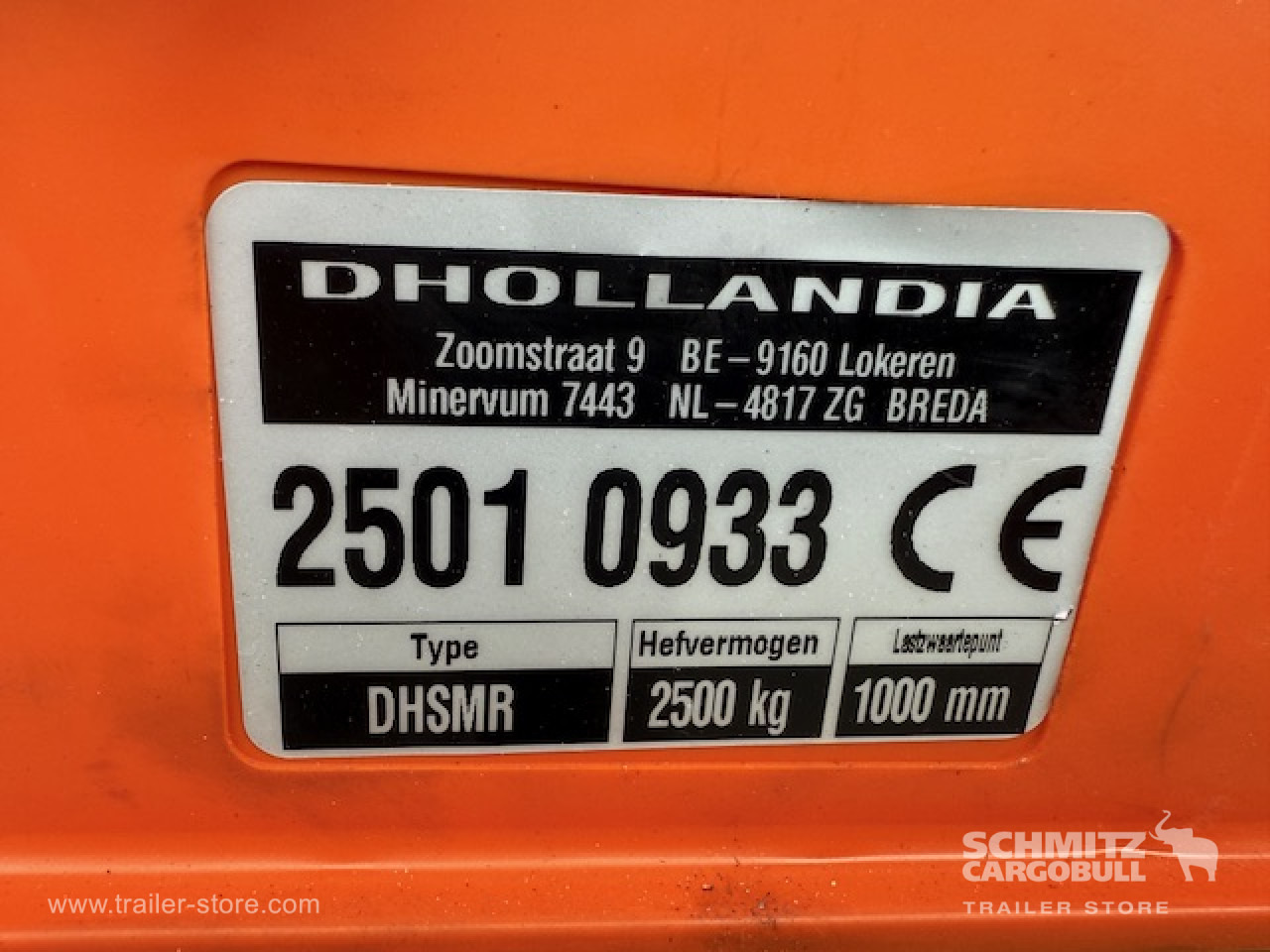 SCHMITZ Oplegger Vries Standard Taillift - Izotermický návěs: obrázek 3 SCHMITZ Oplegger Vries Standard Taillift - Izotermický návěs: obrázek 3