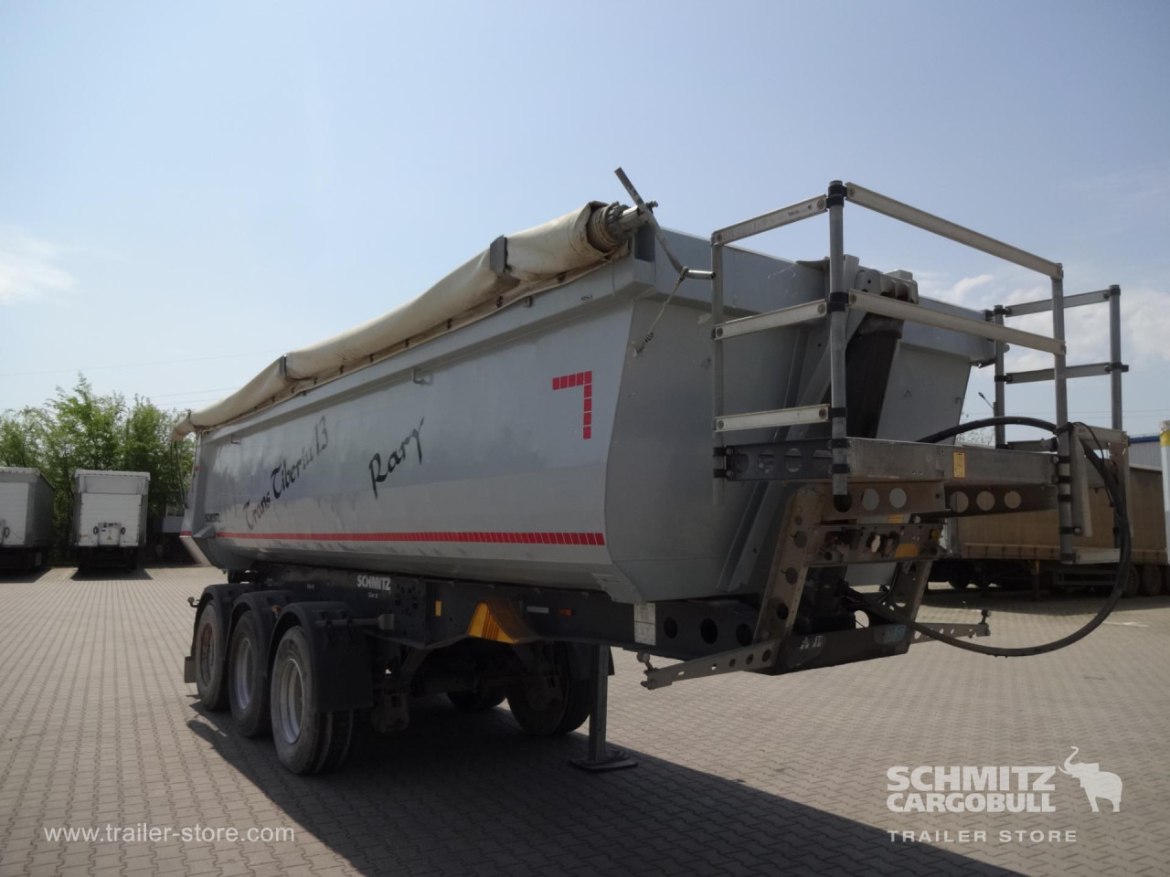 SCHMITZ Tipper Steel half pipe body 24m³ - Sklápěcí návěs: obrázek 5 SCHMITZ Tipper Steel half pipe body 24m³ - Sklápěcí návěs: obrázek 5