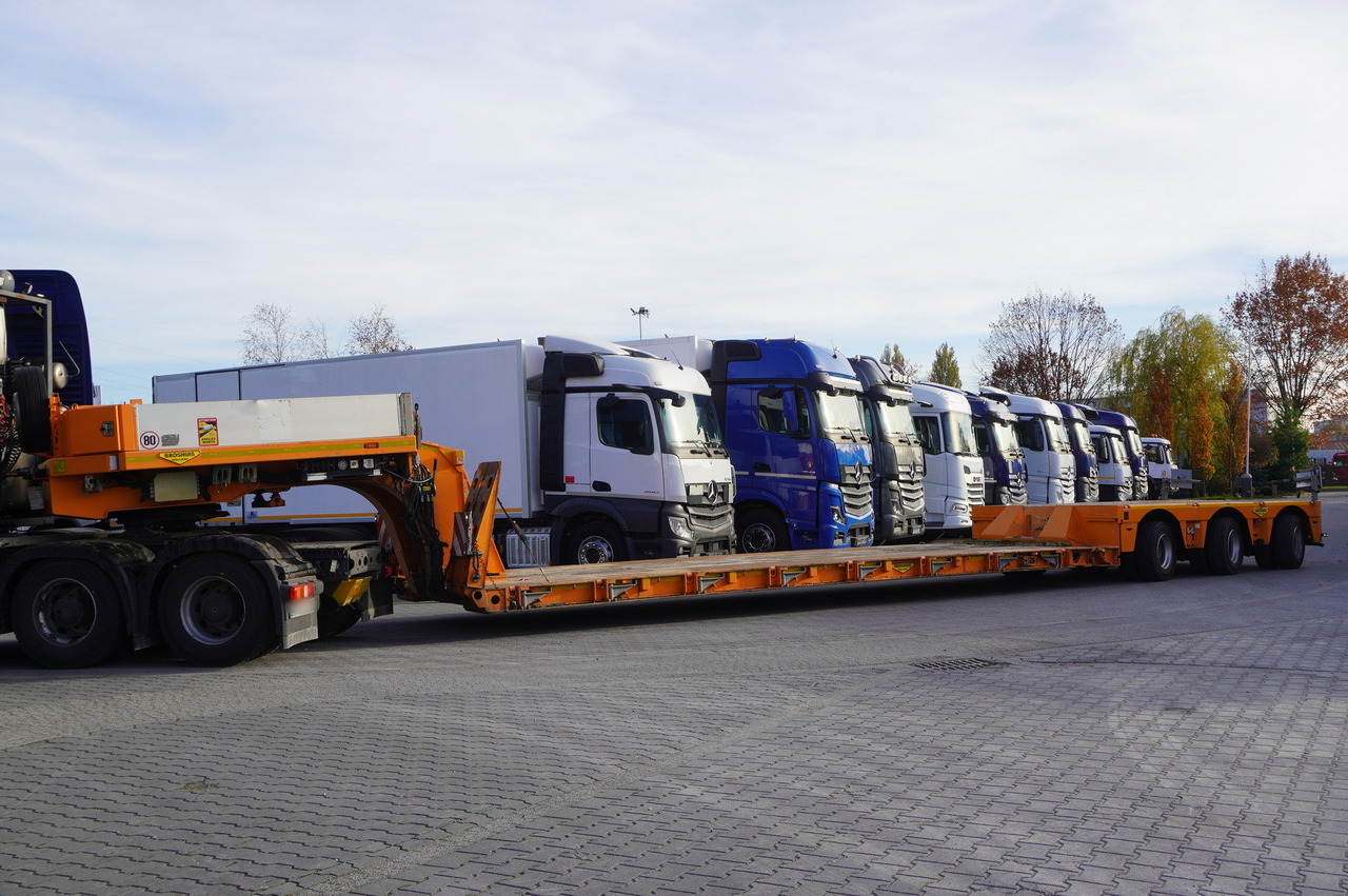 BROSHUIS 3ABD-48 61.0t TiefBet low-loader semi-trailer / 40 tons cap. / 3 steering axles / hydraulic suspension - Podvalníkový návěs: obrázek 3 BROSHUIS 3ABD-48 61.0t TiefBet low-loader semi-trailer / 40 tons cap. / 3 steering axles / hydraulic suspension - Podvalníkový návěs: obrázek 3