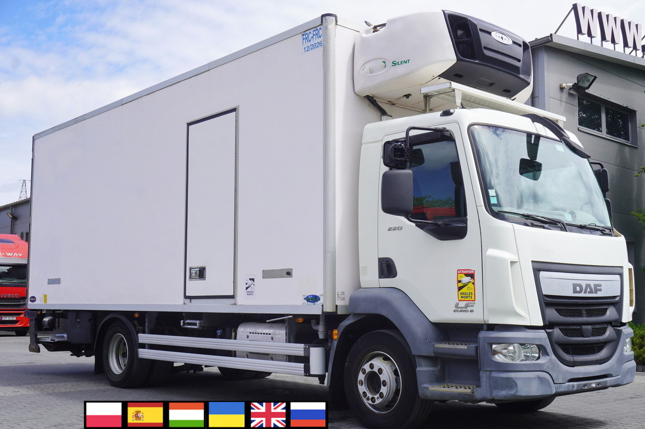 DAF LF 220 / Refrigerator 16 EPAL Multitemp / Carrier Supra 1150 MT / Palfinger 1500 kg - Chladírenský nákladní automobil: obrázek 1 DAF LF 220 / Refrigerator 16 EPAL Multitemp / Carrier Supra 1150 MT / Palfinger 1500 kg - Chladírenský nákladní automobil: obrázek 1