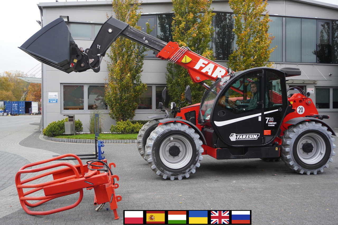 Faresin 730C Classic 55 / NEW / 550 MTH!!! / reach 7 m / joystick - Teleskopický kolový nakladač: obrázek 1 Faresin 730C Classic 55 / NEW / 550 MTH!!! / reach 7 m / joystick - Teleskopický kolový nakladač: obrázek 1
