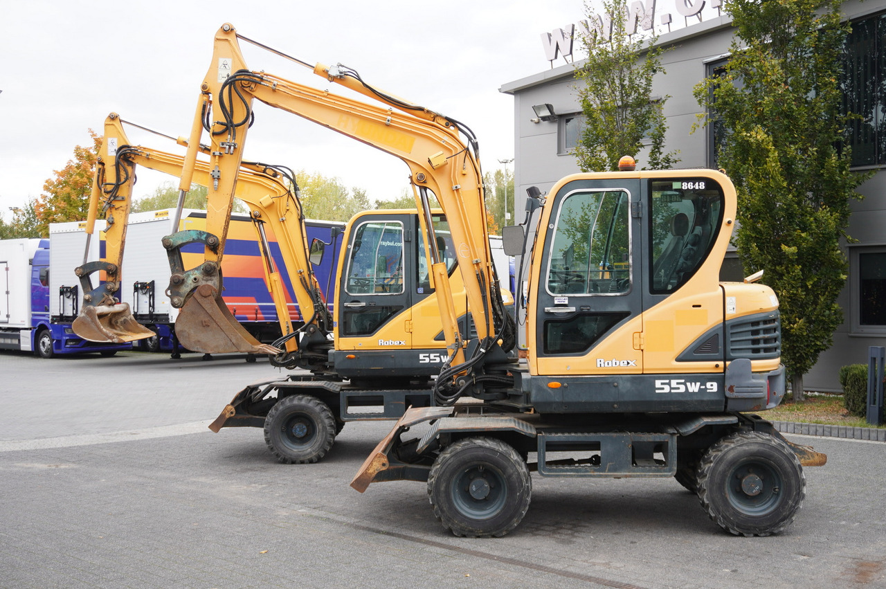 Hyundai Robex 55W-9 Wheeled Excavator 5.5t / 2pcs - Rýpadlo: obrázek 1 Hyundai Robex 55W-9 Wheeled Excavator 5.5t / 2pcs - Rýpadlo: obrázek 1