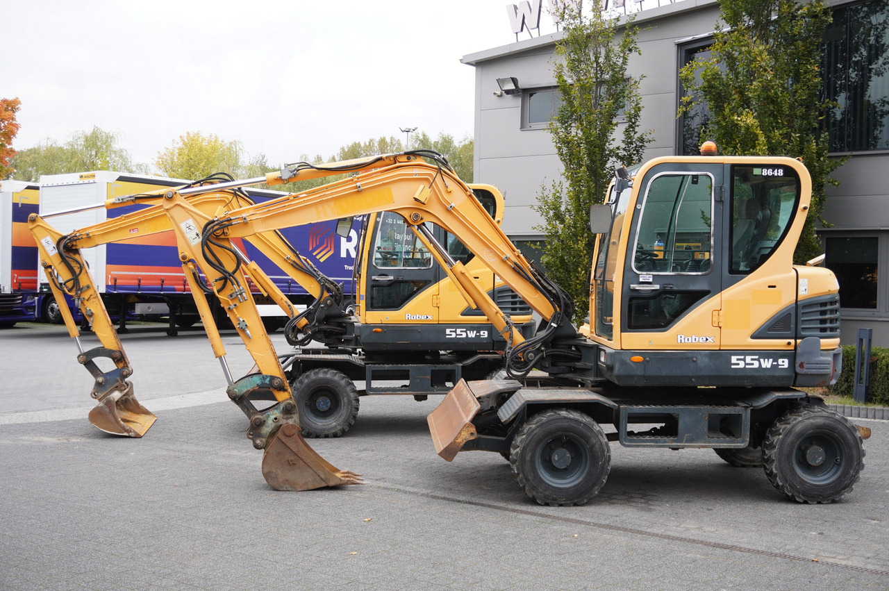 Hyundai Robex 55W-9 Wheeled Excavator 5.5t / 2pcs - Mini rýpadlo: obrázek 2 Hyundai Robex 55W-9 Wheeled Excavator 5.5t / 2pcs - Mini rýpadlo: obrázek 2