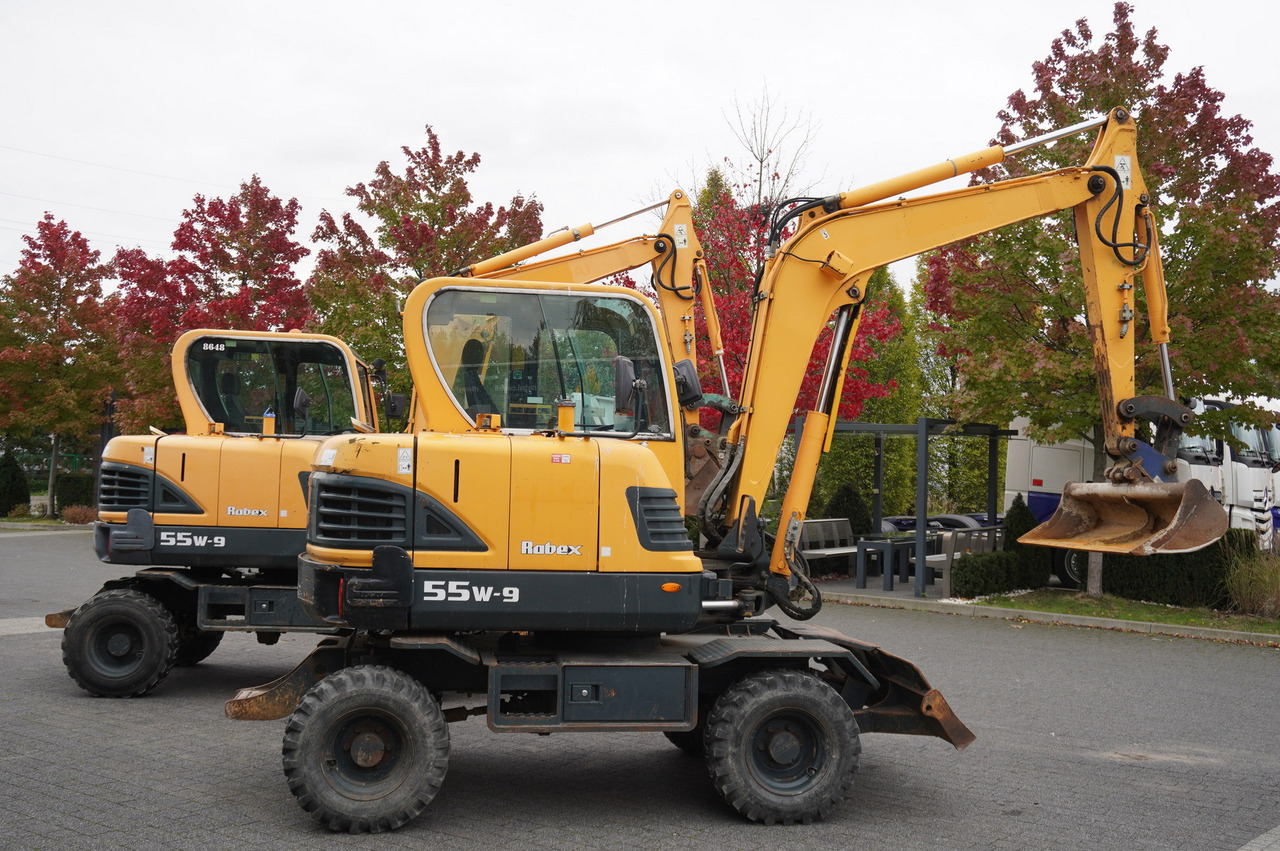 Hyundai Robex 55W-9 Wheeled Excavator 5.5t / 2pcs - Mini rýpadlo: obrázek 4 Hyundai Robex 55W-9 Wheeled Excavator 5.5t / 2pcs - Mini rýpadlo: obrázek 4