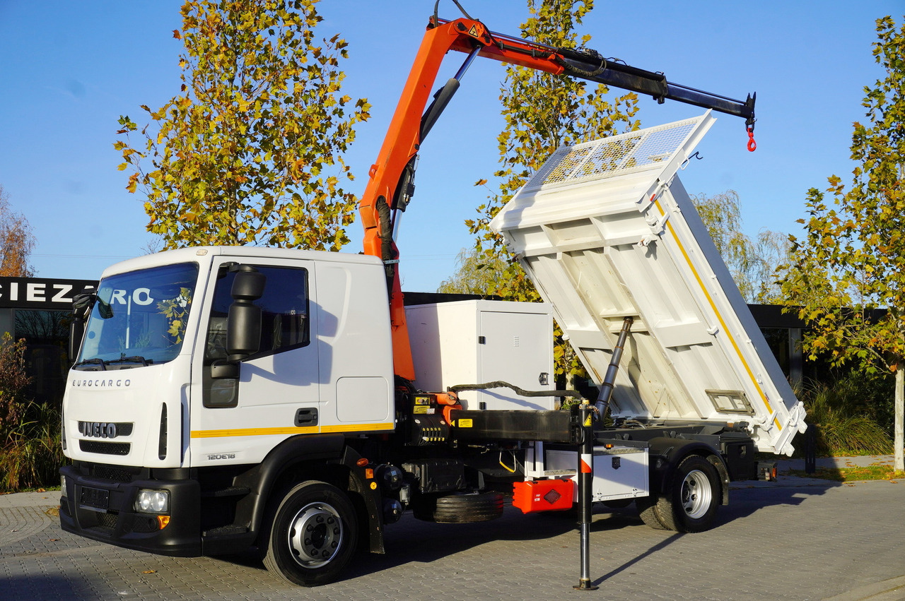 IVECO Eurocargo 120E18 Crane Palfinger / 3-way tipper / sleeper cab - Auto s hydraulickou rukou: obrázek 1 IVECO Eurocargo 120E18 Crane Palfinger / 3-way tipper / sleeper cab - Auto s hydraulickou rukou: obrázek 1