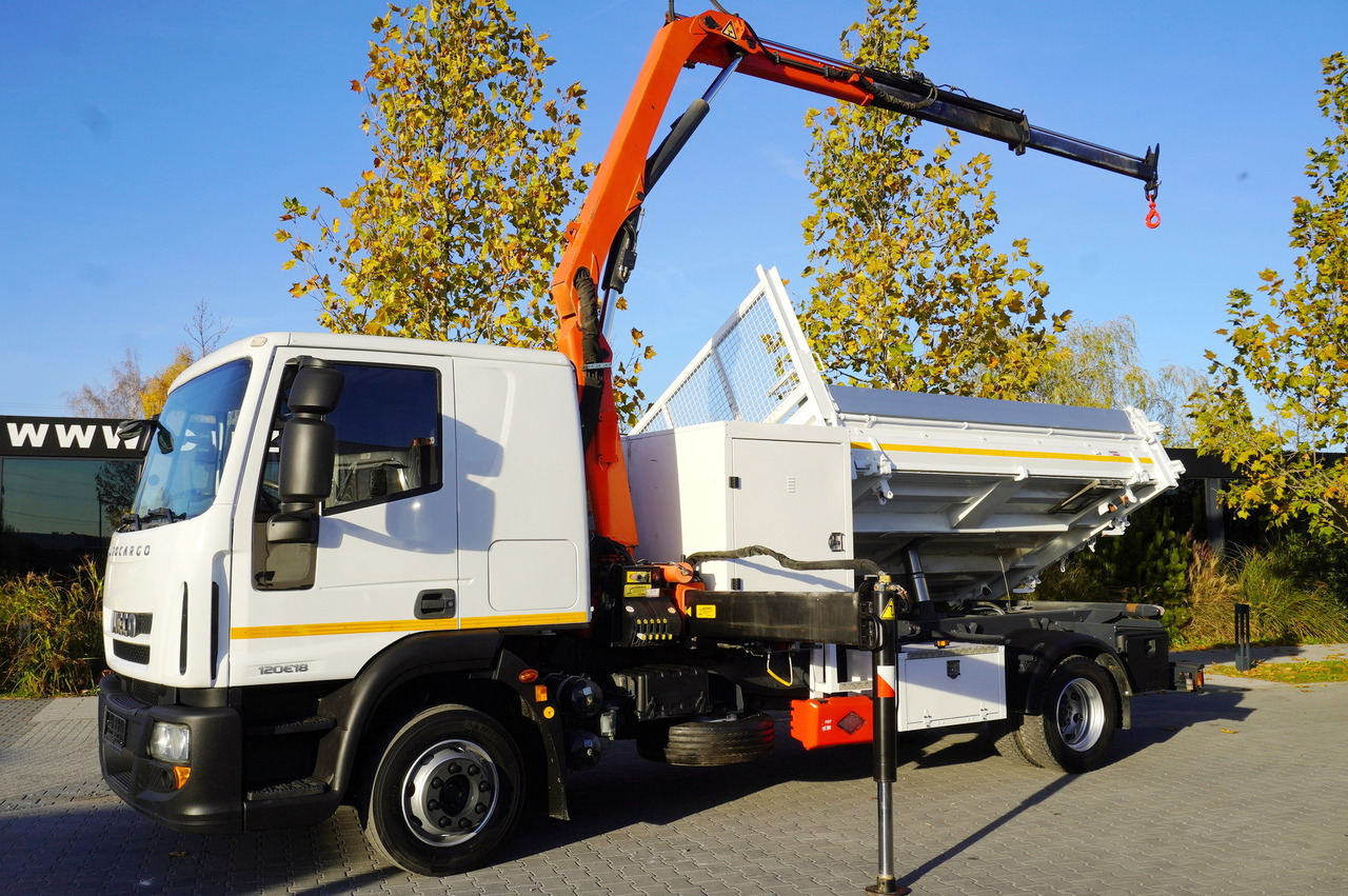 IVECO Eurocargo 120E18 Crane Palfinger / 3-way tipper / sleeper cab - Auto s hydraulickou rukou: obrázek 2 IVECO Eurocargo 120E18 Crane Palfinger / 3-way tipper / sleeper cab - Auto s hydraulickou rukou: obrázek 2