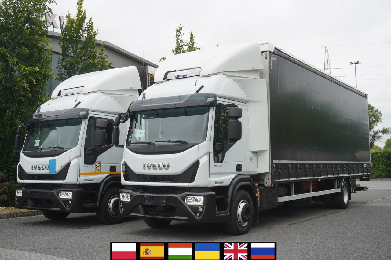 IVECO Eurocargo ML 160E28 E6 Glob / Curtainsider 21 EPAL / 2023 / 2 identical units - Sklápěč: obrázek 1 IVECO Eurocargo ML 160E28 E6 Glob / Curtainsider 21 EPAL / 2023 / 2 identical units - Sklápěč: obrázek 1
