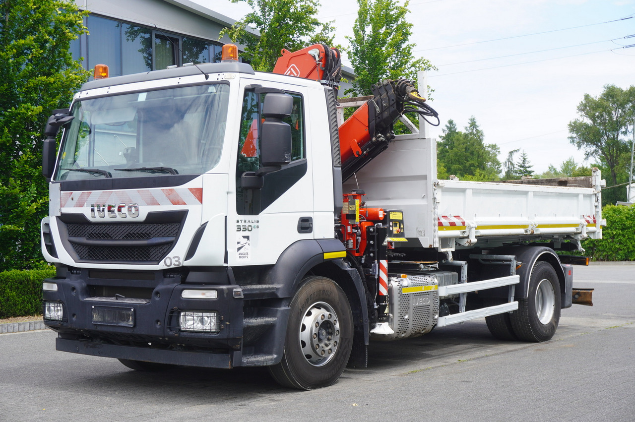 IVECO STRALIS 330 E6 / FASSI 195A 8.5 T / 3-side tipper - Auto s hydraulickou rukou: obrázek 2 IVECO STRALIS 330 E6 / FASSI 195A 8.5 T / 3-side tipper - Auto s hydraulickou rukou: obrázek 2