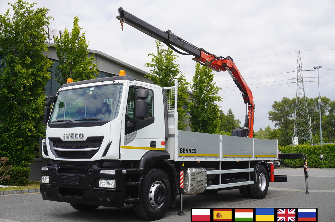 Iveco Stralis 310 / 34 tho km !!! / FASSI 4 Tons 400 MTH! / Flatbed - Auto s hydraulickou rukou, Auto s hydraulickou rukou: obrázek 1 Iveco Stralis 310 / 34 tho km !!! / FASSI 4 Tons 400 MTH! / Flatbed - Auto s hydraulickou rukou, Auto s hydraulickou rukou: obrázek 1