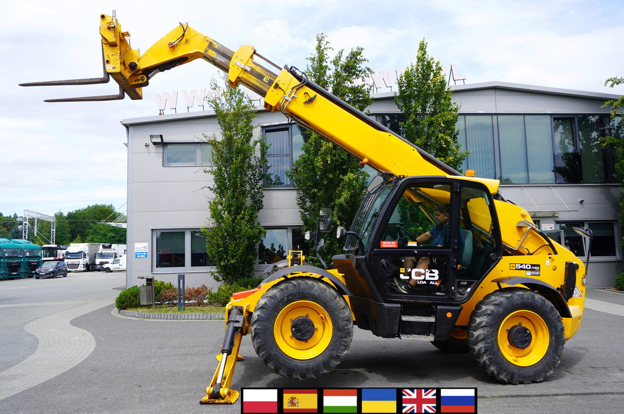 JCB 540-140 telescopic loader / 14 m range / 1800 MTH - Teleskopický kolový nakladač: obrázek 1 JCB 540-140 telescopic loader / 14 m range / 1800 MTH - Teleskopický kolový nakladač: obrázek 1