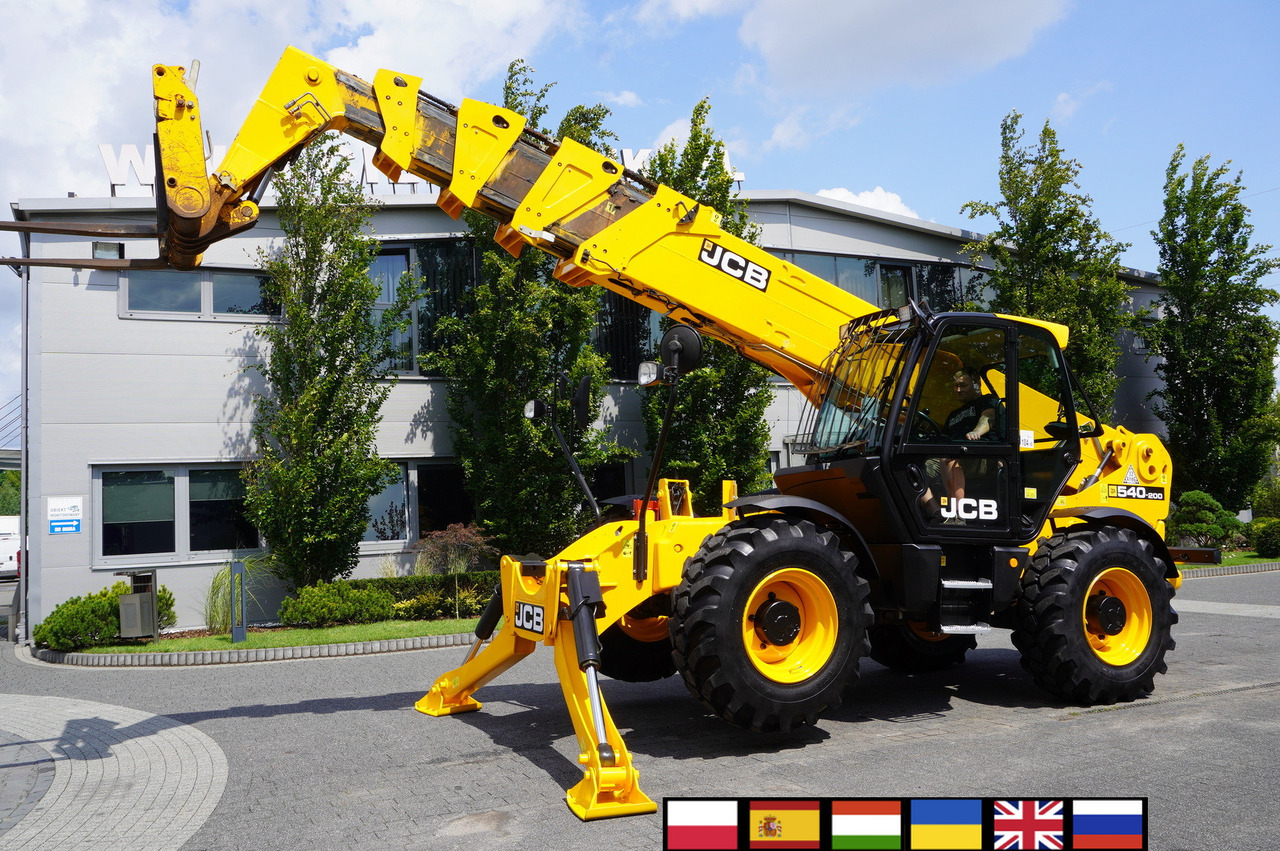 JCB 540-200 Telescopic Loader / 20 m reach / joystick - Teleskopický kolový nakladač: obrázek 1 JCB 540-200 Telescopic Loader / 20 m reach / joystick - Teleskopický kolový nakladač: obrázek 1