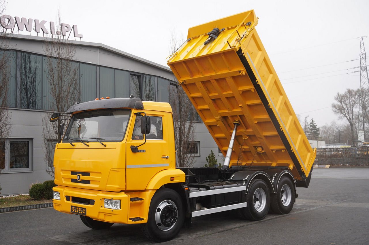 KAMAZ T2530 E5 6×4 / 3-sided tipper - Sklápěč, Auto s hydraulickou rukou: obrázek 1 KAMAZ T2530 E5 6×4 / 3-sided tipper - Sklápěč, Auto s hydraulickou rukou: obrázek 1
