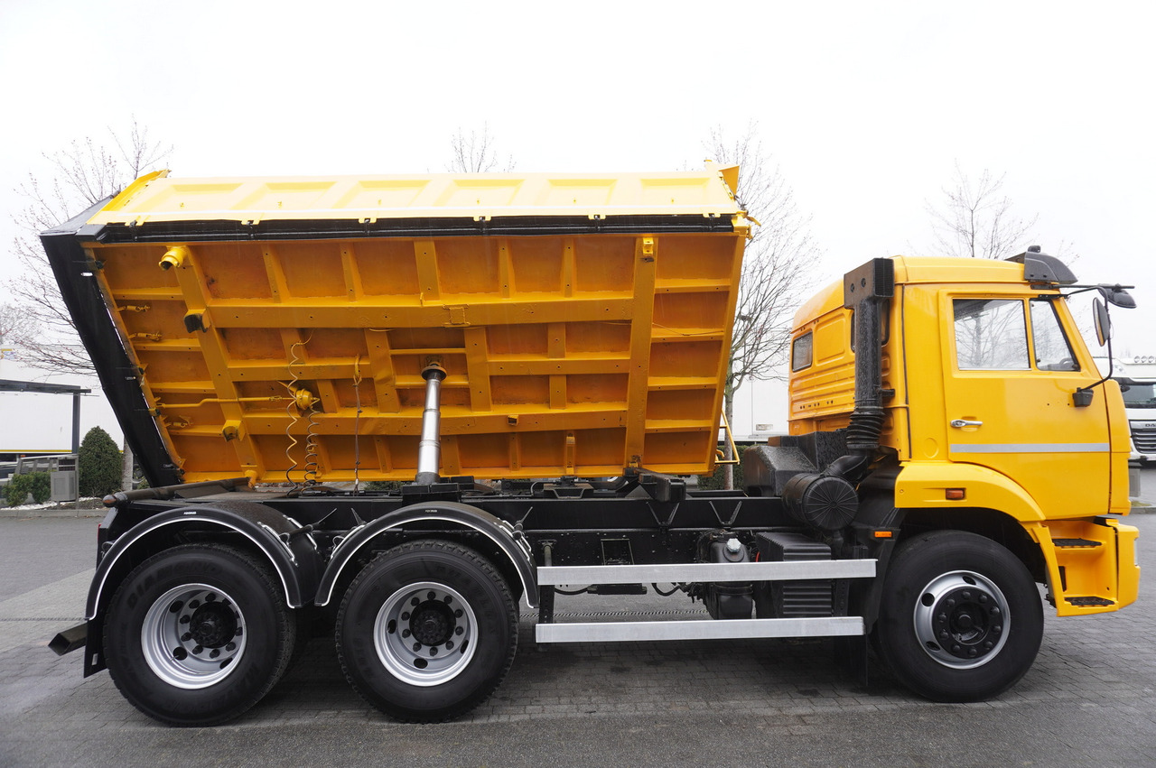 Sklápěč, Auto s hydraulickou rukou KAMAZ T2530 E5 6×4 / 3-sided tipper: obrázek 9