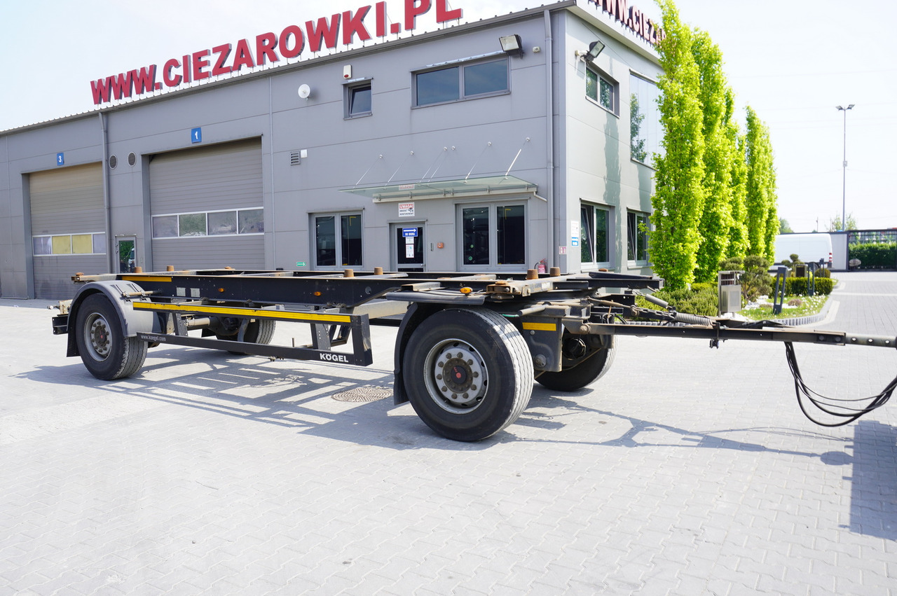 KOGEL AWE 18, two-axle, BDF, 7.5m chassis , air suspension, SAF axles - Přívěs-podvozek: obrázek 1 KOGEL AWE 18, two-axle, BDF, 7.5m chassis , air suspension, SAF axles - Přívěs-podvozek: obrázek 1