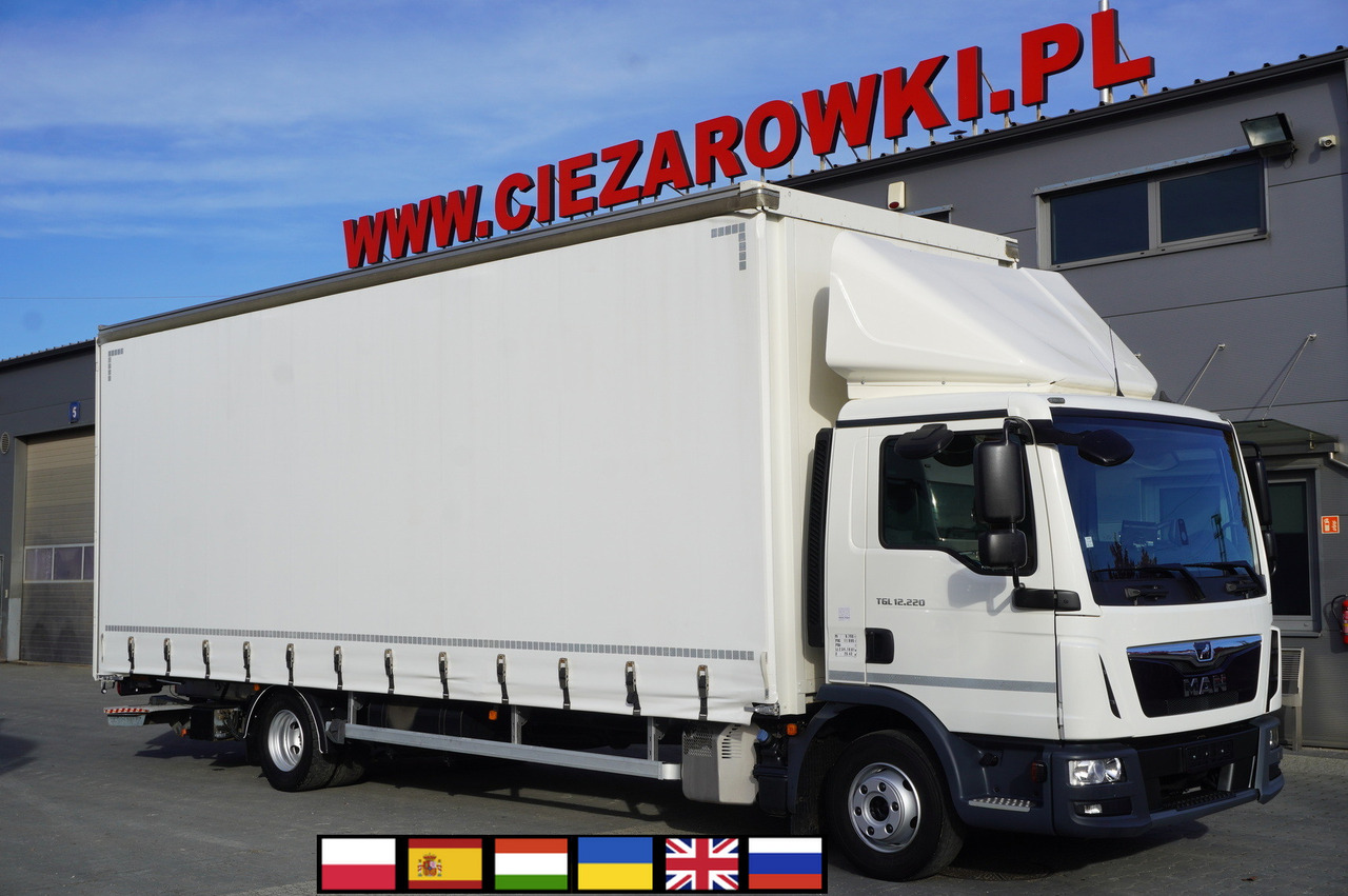 MAN TGL 12.220 / Curtainsider 19 EPAL / 140 tho. km - Plachtový nákladní auto: obrázek 1 MAN TGL 12.220 / Curtainsider 19 EPAL / 140 tho. km - Plachtový nákladní auto: obrázek 1