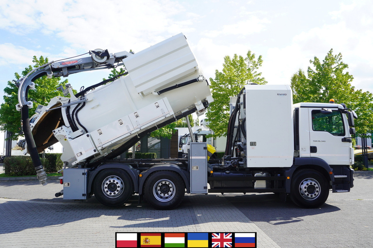 MAN TGM 26.340 E6 / RIVARD sewage cleaner 11.8 m3 / 170 tho. km / steered axle - Čistič odpadových jam: obrázek 1 MAN TGM 26.340 E6 / RIVARD sewage cleaner 11.8 m3 / 170 tho. km / steered axle - Čistič odpadových jam: obrázek 1