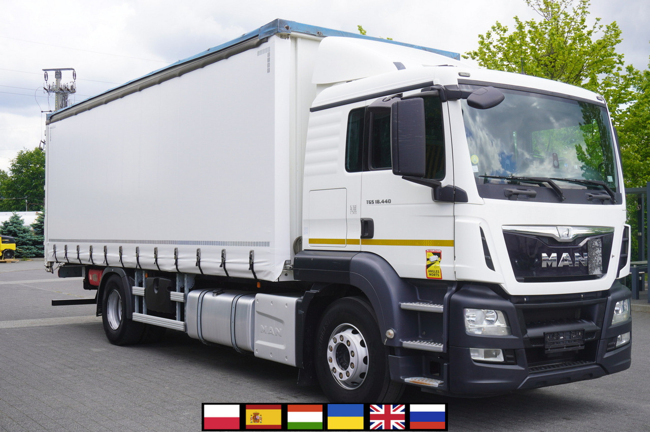 MAN TGS 18.440 / 19 EPAL curtainsider / Sleeper cab - Plachtový nákladní auto: obrázek 1 MAN TGS 18.440 / 19 EPAL curtainsider / Sleeper cab - Plachtový nákladní auto: obrázek 1