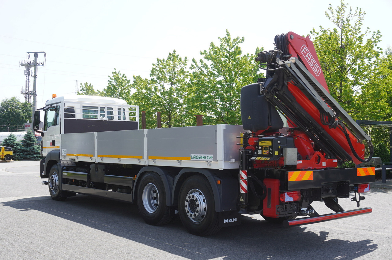Auto s hydraulickou rukou MAN TGS 26.360 Flatbed / Fassi F175 7.7 T / steered 3rd axle: obrázek 6