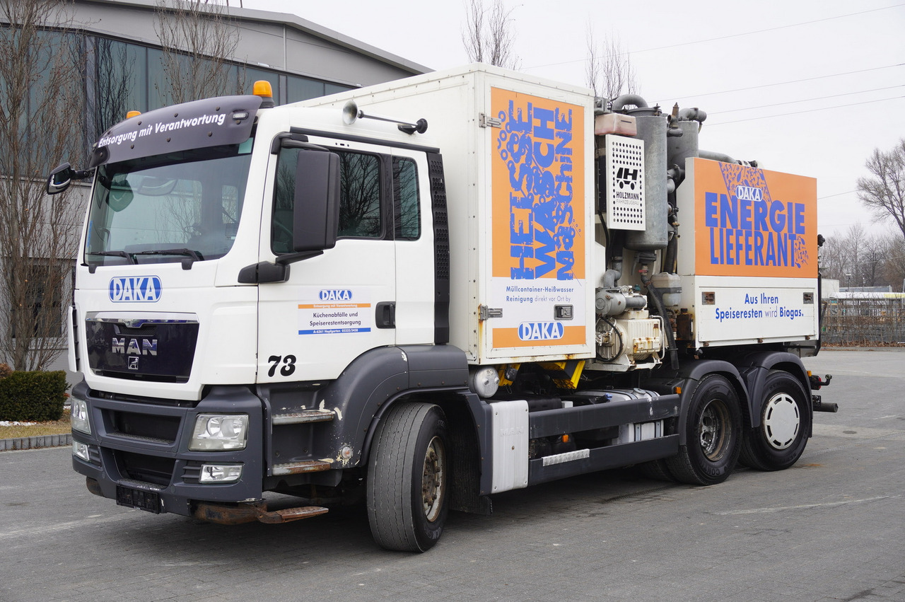 MAN TGS 26.360 / Holzmann Fahrzeugbau HBS 28/120.00 kitchen waste vehicle / Euro 5 - Vůz na odvoz odpadků: obrázek 1 MAN TGS 26.360 / Holzmann Fahrzeugbau HBS 28/120.00 kitchen waste vehicle / Euro 5 - Vůz na odvoz odpadků: obrázek 1