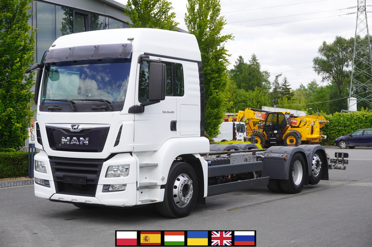 MAN TGS 26.420 / 7.5 m chassis / 14.5 t load cap. / Sleeping cab - Podvozek s kabinou: obrázek 1 MAN TGS 26.420 / 7.5 m chassis / 14.5 t load cap. / Sleeping cab - Podvozek s kabinou: obrázek 1